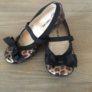 Leopard bow shoes!!